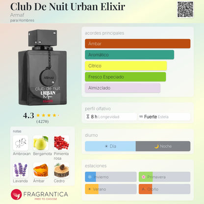 Club De Nuit Urban Man Elixir - ARMAF