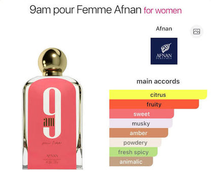 9AM pour Femme - AFNAN